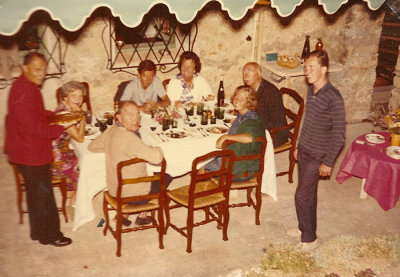 Dinner at Pascale house, Mougins, June 1963 b