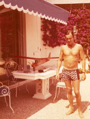 Francois and plane 1972