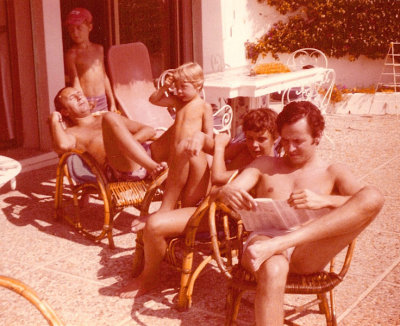 Family Renato and Pieter, 1974