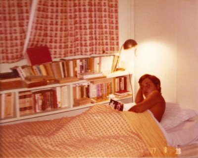 Lorenzo in the room after the orange room, 1977