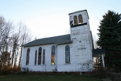 Abandoned church along highway 839, North of Dayton, PA