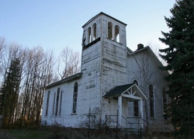 Abandoned church along highway 839, North of Dayton, PA