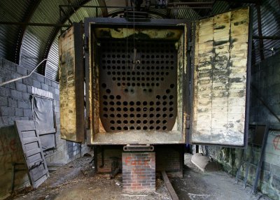 Abandoned processing plant for Eureka mine #40 (abandoned 1962)