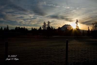 Mt Rainier Sunrise