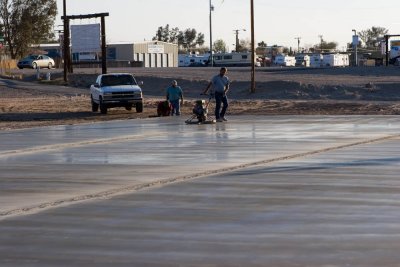 Watching Concrete Dry