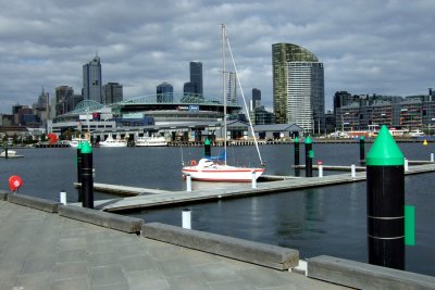 Docklands view on Telstra Dome