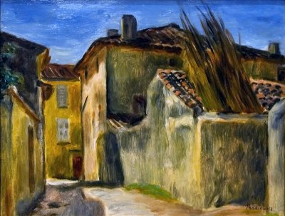 Street in Sanary, oil on canvas, 1926