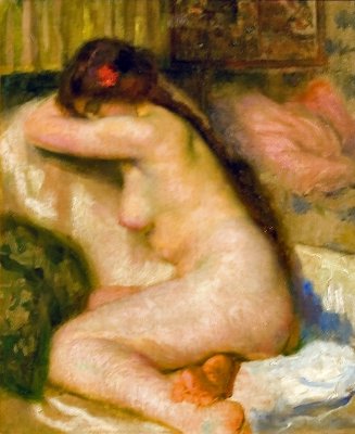 Nude, oil on canvas, ca 1924