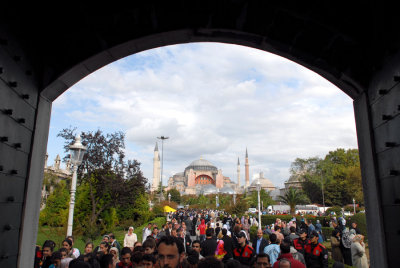 Hagia Sophia from Blue Mosque