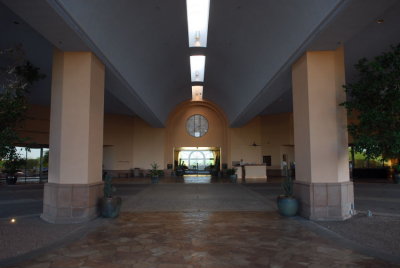 Entrance of hotel