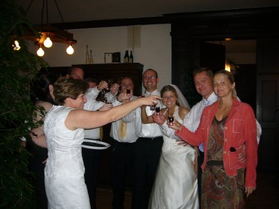 Toasting the Bride and Groom