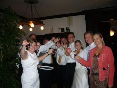 Toasting the Bride and Groom