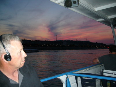dad and the sunset