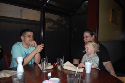 Jake, Heather, Weiss (Tim is taking the pic)