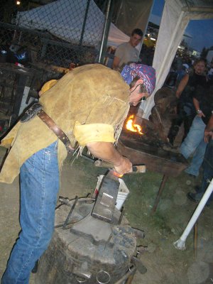 Blacksmith that made me a keychain with a bottle opener
