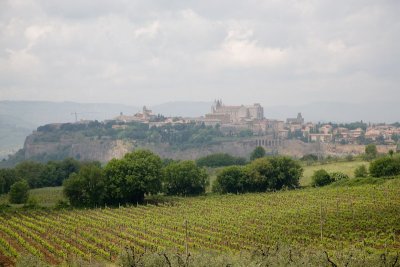 Orvieto across the valley