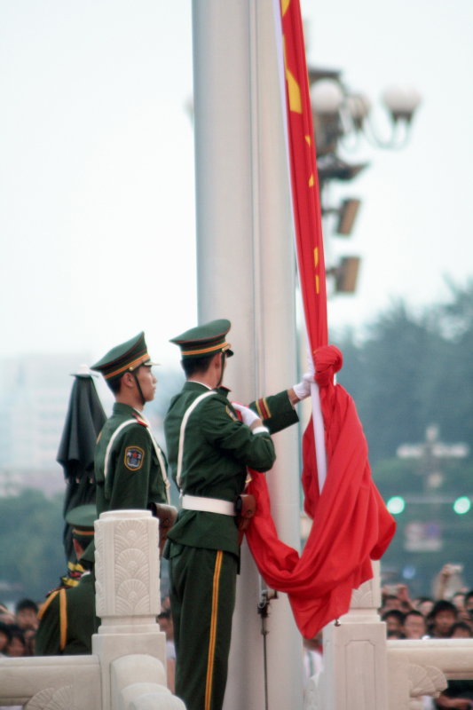 lowering the flag at sunset.jpg