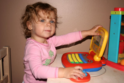 November 17, 2006Emma on Computer