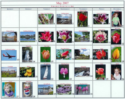 May 2007 - PaD Calendar