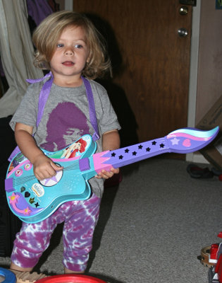 Emma Playing GuitarAugust 14, 2007