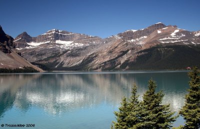 Crowfoot Glacier and Bow Lake