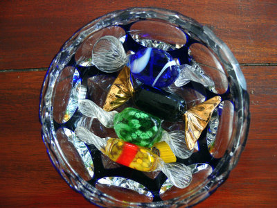 Glass candies