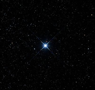 Bright and Named Stars from 34 degrees, South.