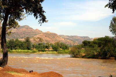 Scenery near the Blue Nile Falls
