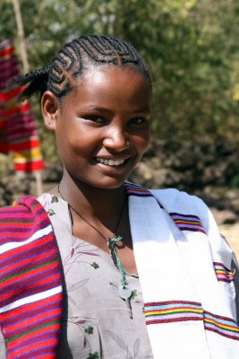 A lovely Ethiopian girl we met near the falls