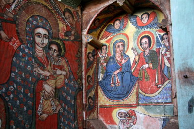 Painting in Ura Kidane Meret Church
