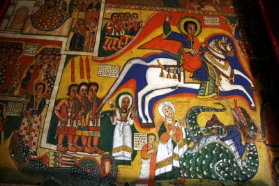 St. George slays the dragon, Ura Kidane Meret Church