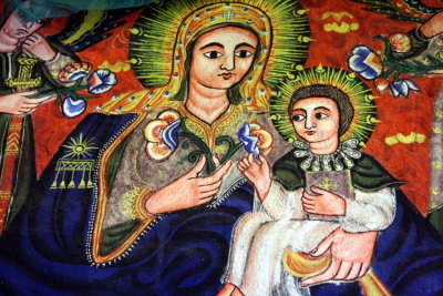 Mary and Jesus, Ura Kidane Meret Church