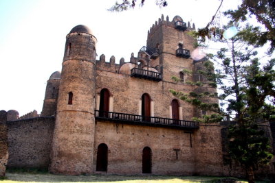 Fasilidas' Castle Complex.  These structures date back to the 17th century, and were built by Emperor Fasilidas and his sucessors.
