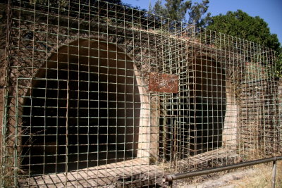 Lion cages in Fasilidas' Castle Complex