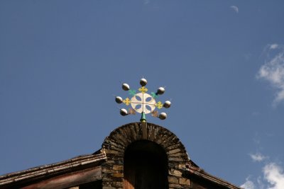 Cross atop Debre Birhan Selassie Church