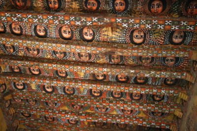 Cherubs on the ceiling, Debre Birhan Selassie Church