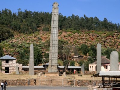 Axum's main stelae field