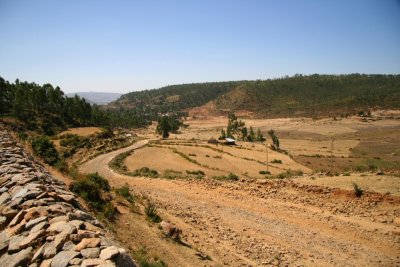 Scenery near the tombs of Kaleb and Gebre Meskel