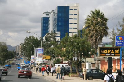 Addis Ababa is a bustling, vibrant city.