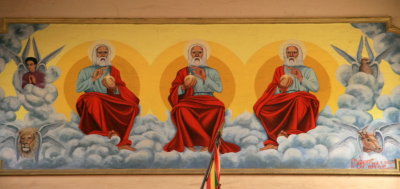 Painting representing the Holy Trinity