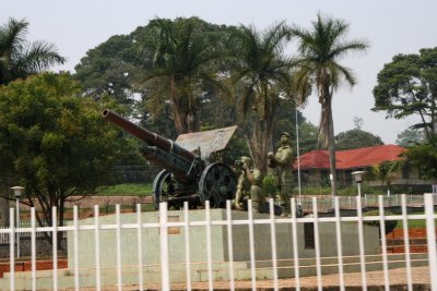 A monument in Entebbe