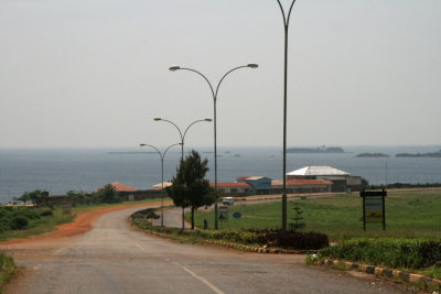 The shore of Lake Victoria, Africa's largest lake.