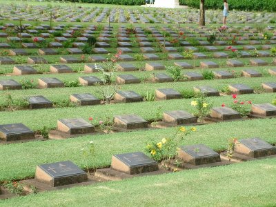 War Cemetery in Kanchanaburi