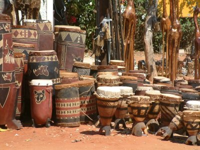 Craft market near Victoria Falls