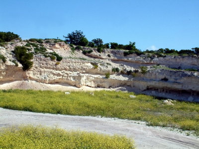 Limestone mine where Robben Island prisoners were forced to work