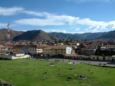 Cusco and its surrounding mountains