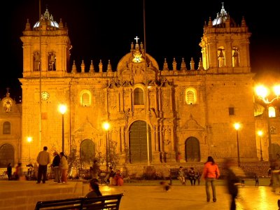 Plaza de Armas by night