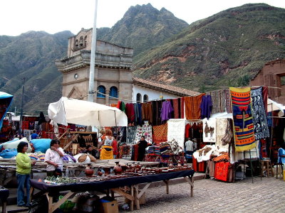 Handicraft market in Pisac