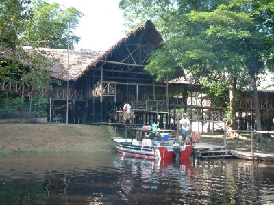 Main entrance to the Lodge