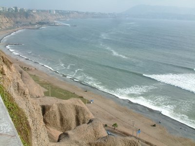 The Pacific Ocean from Lima